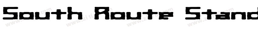 South Route Standup字体转换